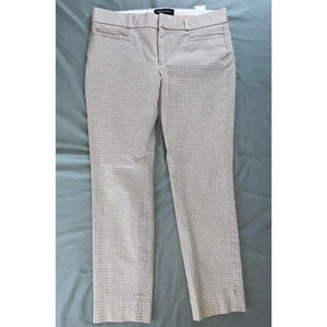 Banana Republic Jackson Fit Crop Stretch Trouser Pants. Geometric, Size 4. EUC!!